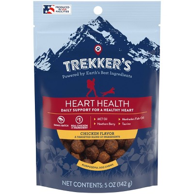 Trekker's Heart Health Chicken Chewy Dog Treats - 5oz