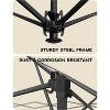 12x12 Pop Up Gazebo Outdoor Canopy Shelter, 8 Stakes Instant Gazebo Tent for Lawn, Garden, Backyard Deck - 4 of 4