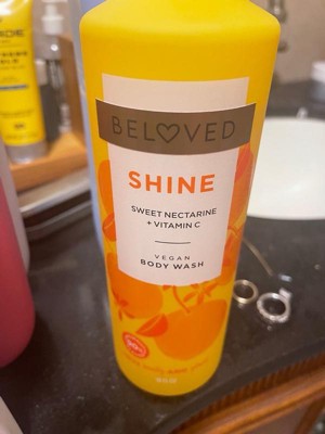 Beloved Shine Vegan Body Wash With Sweet Nectarine & Vitamin C - 18 Fl 