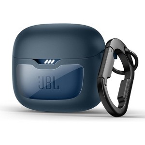 SURITCH Magnetic Bumper Case Compatible with JBL Tune Flex Earbuds, Rugged Shockproof Protective Covers with Magnetic Lid Lock & Carabiner - 1 of 3
