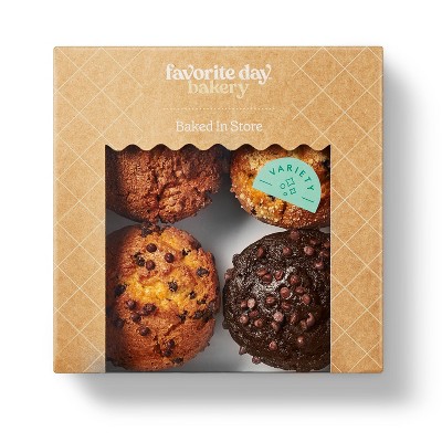 Variety Pack Muffins - 16oz/4ct  - Favorite Day™