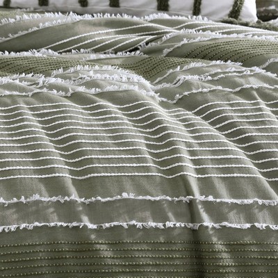 Riverbrook Home 5pc Queen Harley Comforter Bedding Set Green: Heavyweight Jacquard, Reversible, Embroidered Details — фото 7