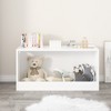 TopComfy Decorative Storage Cabinets Open Toy Storage Box for Kids for Playroom and Nursery, White, 31.5"*13.78"*15.75" - 2 of 4
