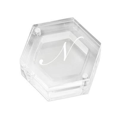 Personalization Mall Classic Celebrations Personalized Acrylic Ring Box