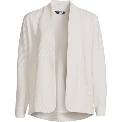 Lands end 2025 white cardigan