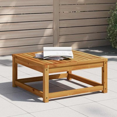 Garden Table Brown Solid Acacia wood Small Durable vidaXL