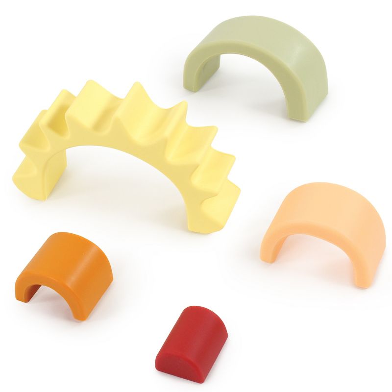 Hudson Baby Silicone Toy Arches, Sun, One Size, 3 of 4