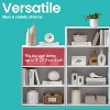 Open Bookshelf, Adjustable Storage Shelves, Floor Standing Unit for Modern Home Organization - 3 of 4