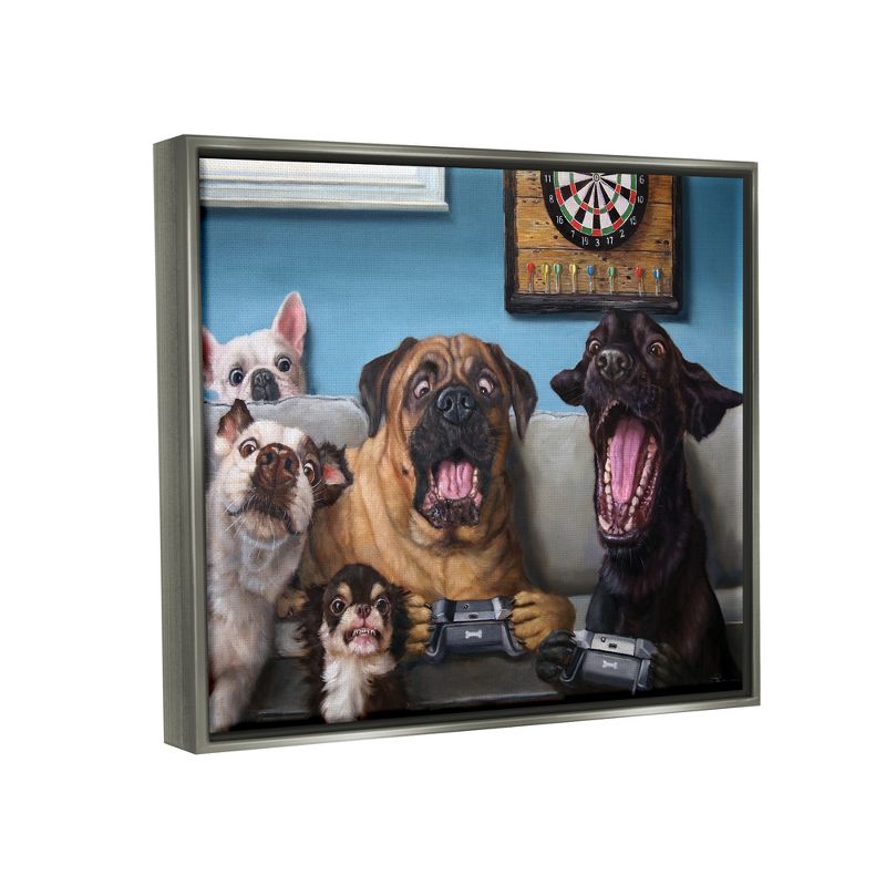 Stupell Industries Funny Dogs Playing Video Games Livingroom Pet Portrait, 4 of 7
