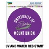 University of Mount Union Raiders Automotive Car Window Locker Circle Bumper Sticker - 2 of 4