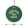George Mason University Patriots Logo Porcelain Holiday Christmas Tree Ornament - 3 of 4