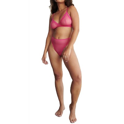 Women's Lotus Bralette Bra - Blush Lingerie