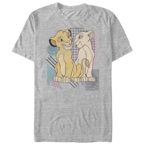 Men's Lion King Retro Cub Love T-Shirt - 1 of 4