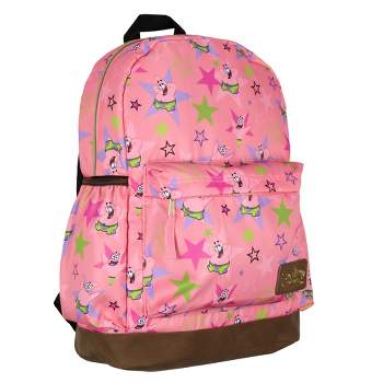 Nickelodeon SpongeBob SquarePants Patrick Star School Travel Backpack Pink