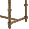 55" Farsiris Dining Table Weathered Oak Finish - Acme Furniture: Counter Height, Seats 4, Wood Frame - 4 of 4