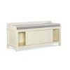 45" Lakeville Antique Solid Wood Storage Bench with Cushion, Entryway Seating - Linon - 2 of 4