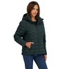 Women's Winter Short Stretch Packable Puffer Coat - S.E.B. By SEBBY - 3 of 4