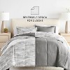 Textured Stripe All Season Reverisble Comforter Down Alternative Filling, Machine Washable - Becky Cameron - 3 of 4