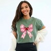 Simply Sage Market Women's Coquette Holly Short Sleeve Garment Dyed Tee - 2 of 4