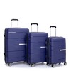 Polypropylene (PP) 3 Piece Luggage Set Pp Lightweight Suitcase Set With Tsa Lock & Expanable Spinner Wheels 20inch+24inch+28inch - 2 of 4