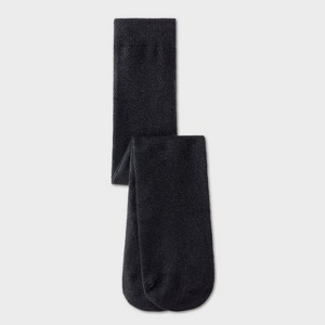 Toddler Girls' Christmas Lurex Fashion Tights - Cat & Jack™ Black - 1 of 3