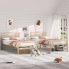 VECELO 2 Pcs Twin Metal Platform Bed Frame Mattress Foundation with Heavy Duty Support, White/Black/Gold - 4 of 4