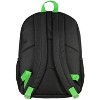 Minecraft Shimmer Pixel Characters 16" Backpack Black - image 2 of 4