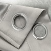 RT Designers Collection Anchorage Premium Blackout Grommet Curtain Panel 54" x 63" Silver - 4 of 4