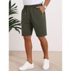 INSPIRE CHIC Men's Cotton Zipper Pockets Hiking Camping Cargo Shorts - 4 of 4