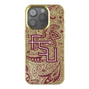 Keyscaper NCAA Paisley Bling Cell Phone Case for iPhone 14 Plus - 1 of 4