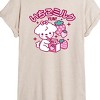 Women's - Instant Message - Strawberry Milk Oversized Graphic T-Shirt - 2 of 4
