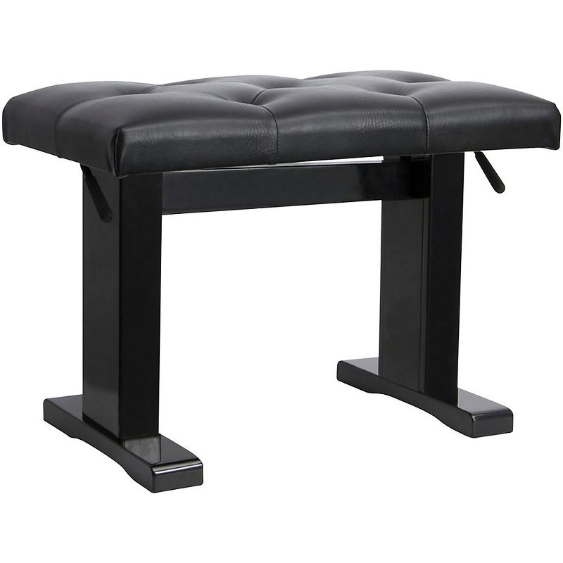 On-Stage Height Adjustable Piano Bench Black, 1 of 2