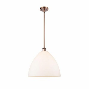 Bristol Glass - 1 Light Pendant In Industrial Style-16.75 Inches Tall and 16 Inches Wide - 1 of 1