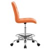 Modway Prim Armless Vegan Leather Drafting Chair - 3 of 4