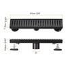 Unique Bargains Stainless Steel Brushed Rust-proof Wear-resistant Shower Drain Sink Set - 2 of 4