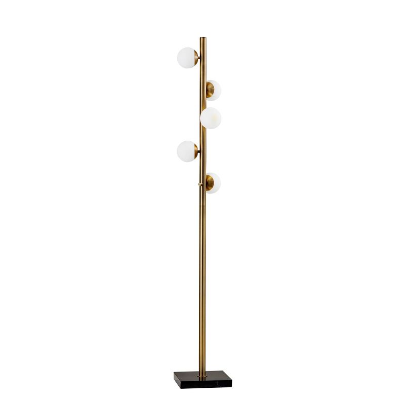 65&#34; Doppler Tree Lamp (Includes LED Light Bulb) Antique Brass - Adesso, 1 of 5