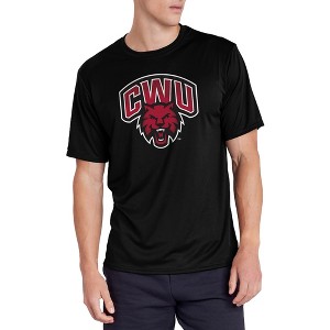 Men's Central Washington University Sport Active T-Shirt Primary Logo - 1 of 4