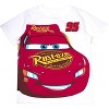 Disney Boy's 3-Pack Lightning McQueen Cars Graphic Tees, Red, Size 2T - 3 of 4
