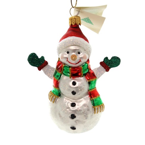 Stony Creek Snowman With Scarf Lighted Vase - One Lighted Vase 12.0 Inches  - Snowflakes Christmas - Emr1302 Ear Muff - Glass - Multicolored : Target