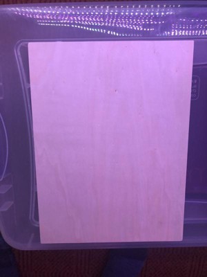 Bright Creations 6 Pack Unfinished Wood Canvas Boards For Painting