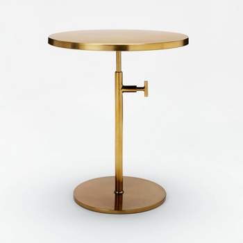 Adjustable Brass Accent Table - Threshold™ designed with Studio McGee