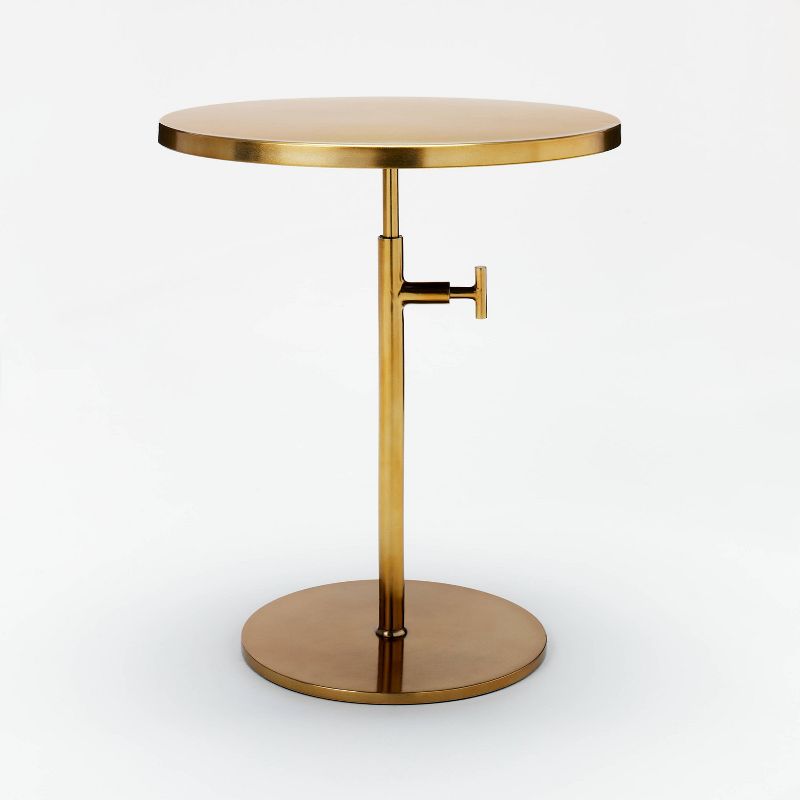 Adjustable Brass Accent Table - Threshold&#8482; designed with Studio McGee, 1 of 11