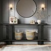 Console Table, 2-Tier Hallway Table Sofa Table Behind Couch - 2 of 4