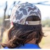 Burlebo Men's Classic Camo American Flag Embroidery Snapback Cap - 2 of 2