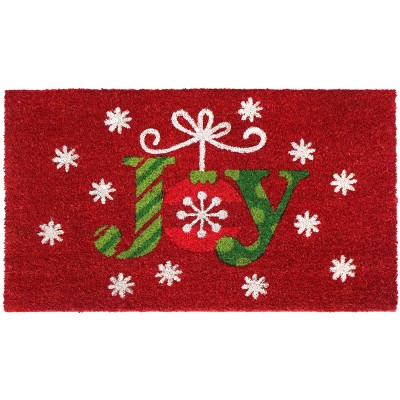 RugSmith Multi Machine Tufted Joy Flakes Doormat