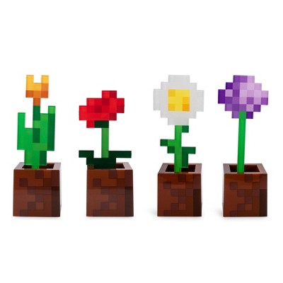 Ukonic Minecraft Orange Tulip And Poppy Flower Pot Mood Lights