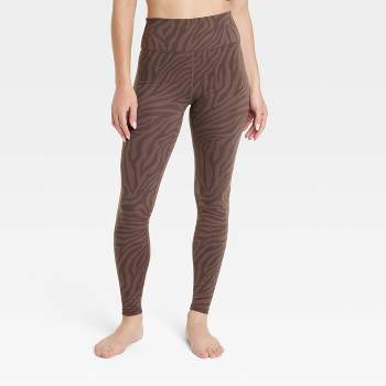 Women's Warm Simplicity Leggings - All In Motion™ Dark Brown Xl