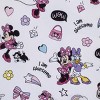 NoJo Disney Minnie Mouse I am Awesome Lavender, Pink and White, Daisy Duck Rainbow Hearts and Stars Preschool Nap Pad Sheet - 3 of 4