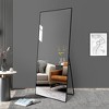 65"X24"Full Length Mirror,Large Mirror For Wall,Standing Mirror Wall Mounted Mirror,Rectangle Mirror With Thin Aluminum Alloy Frame-The Pop Home - image 3 of 4