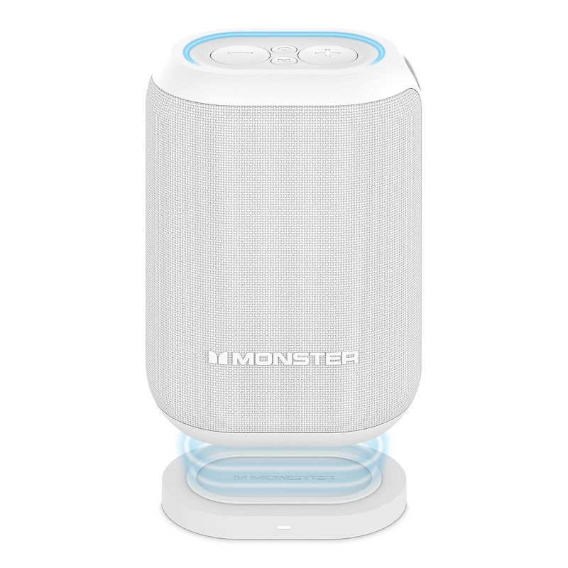 Monster DNA One Waterproof Portable Bluetooth Speaker with Omnidirectional Sound & Qi Wireless Charging Base, 3 of 12